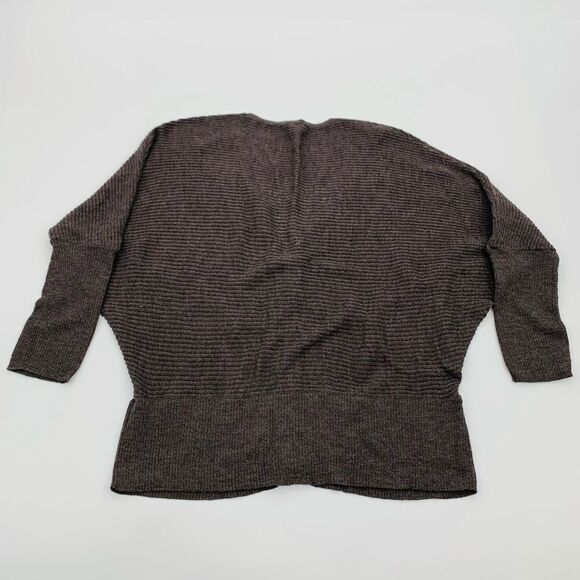 Eileen fisher | Women's wool Brown / grey Zip-Up Sweater | size medium - Picture 7 of 8